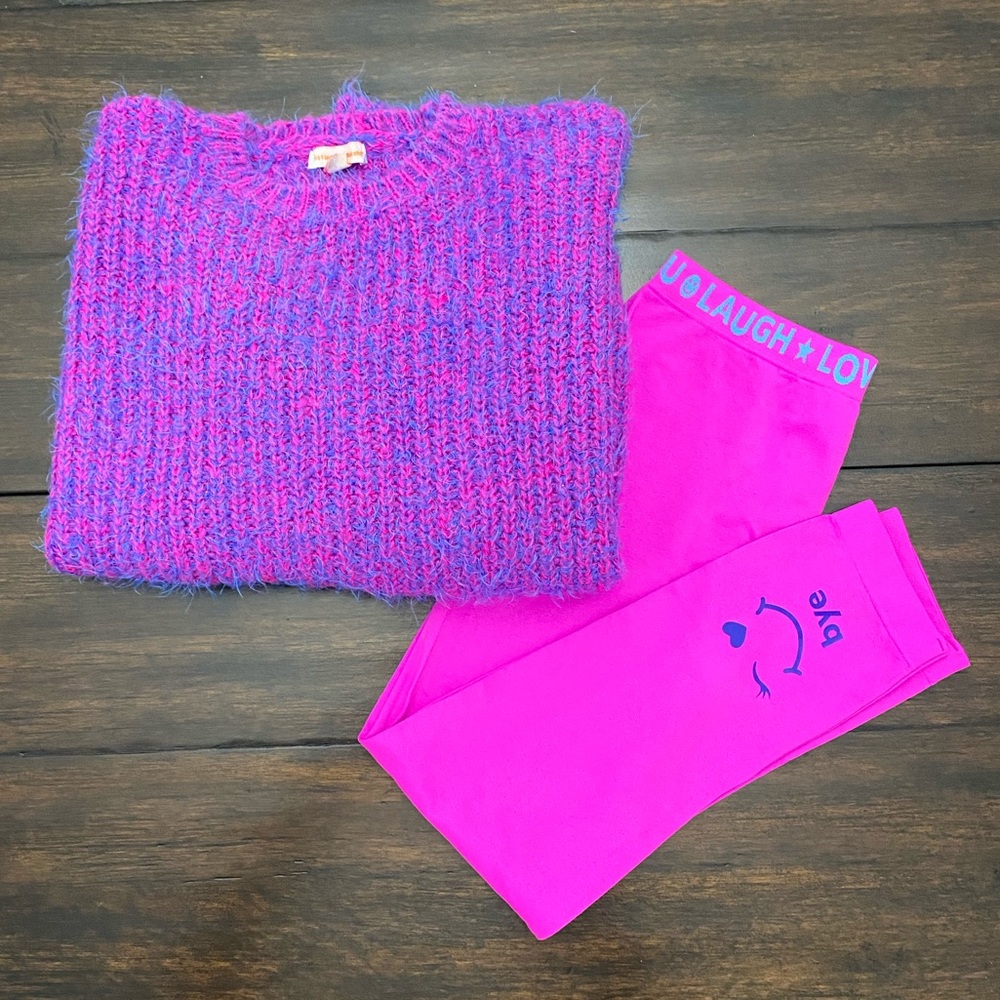 Little Miss Matched Girl’s Sweater Set
